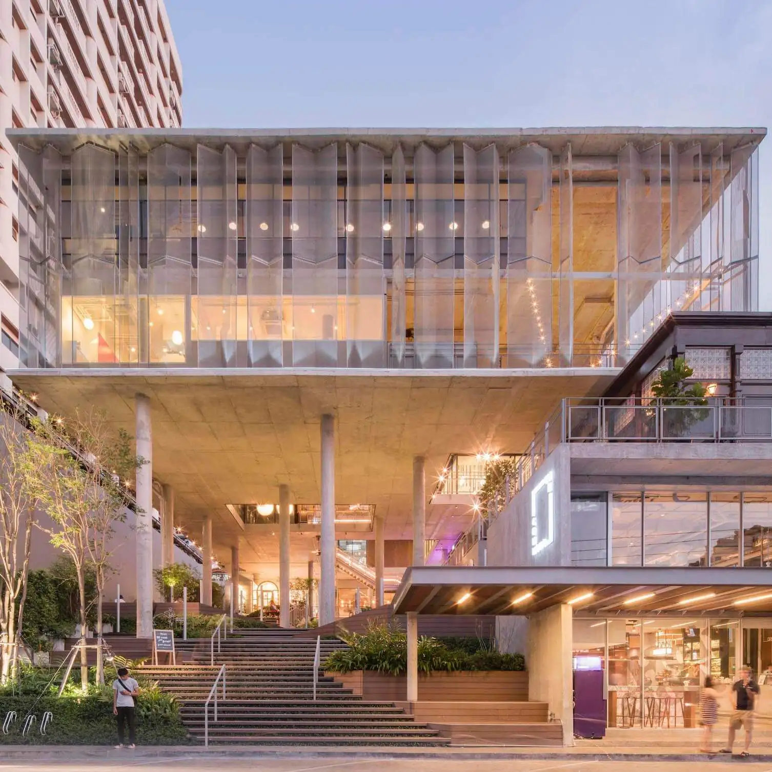 トンローエリアの様子
